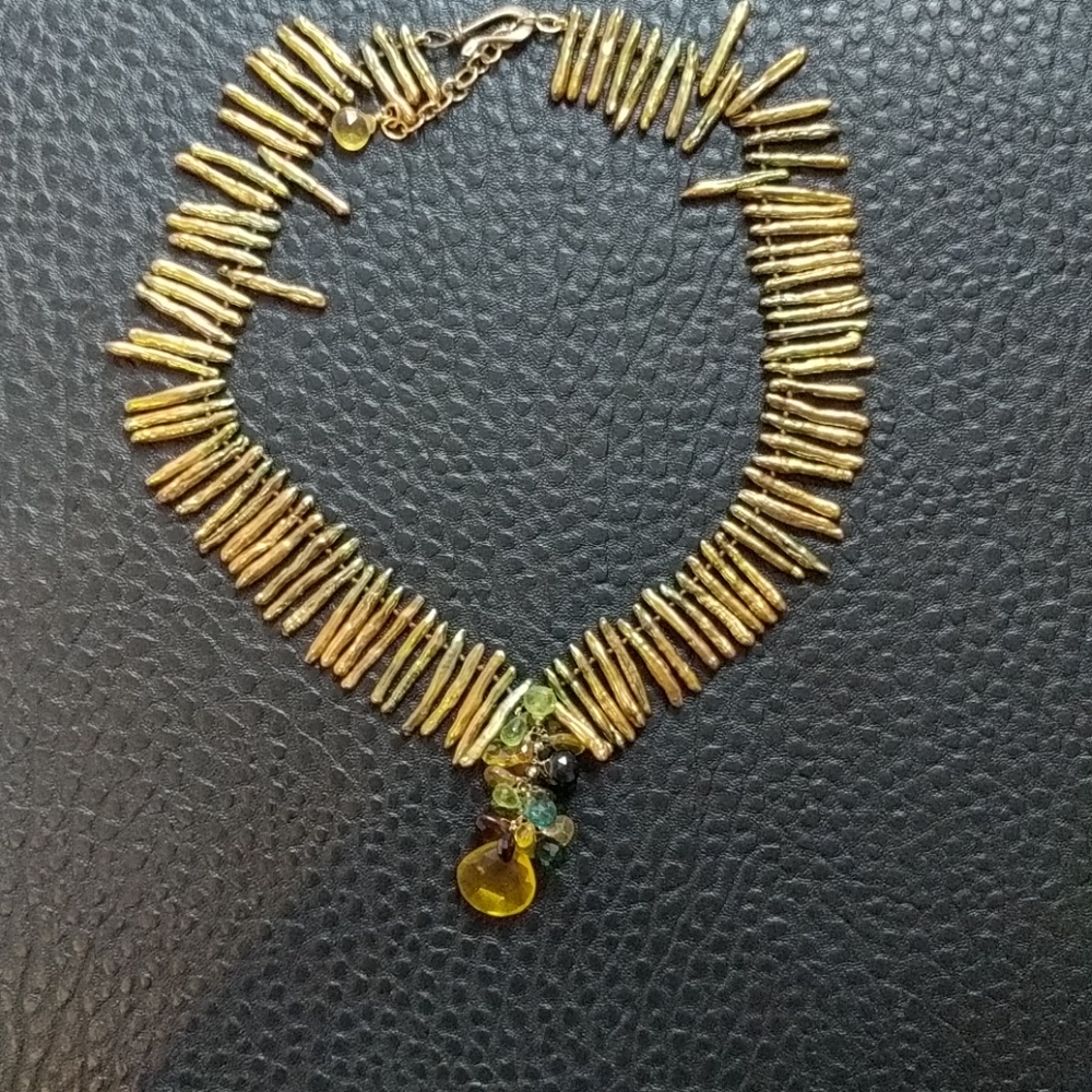 Gemstone necklace